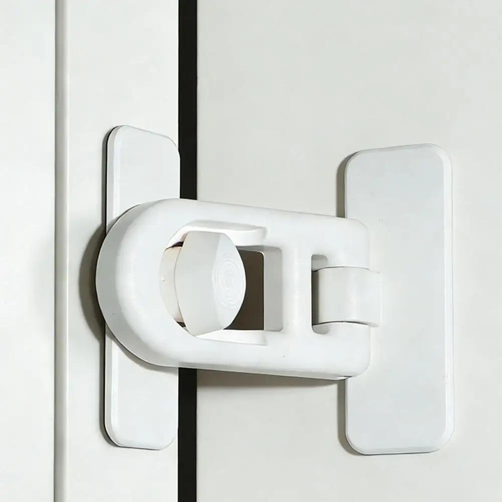 Refrigerator Lock Adhesive Keyless Freezer Locks Oven Cabinet Baby Proofing Lock Adhesive Keyless Fridge Lock Kids Safety Tool
