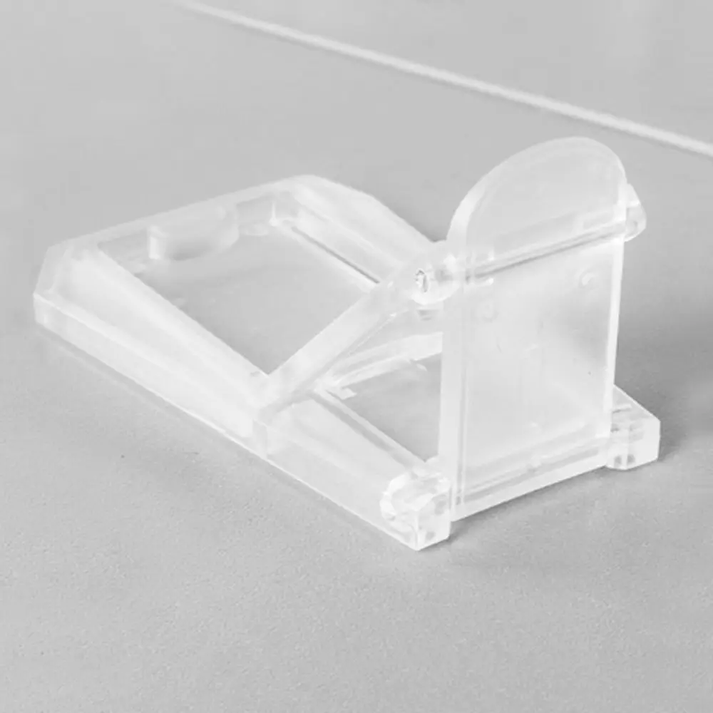 Transparent Sliding Door Lock Self-adhesive Anti-pinch Sliding Sash Stopper Strong Fixation Cabinet Door Lock