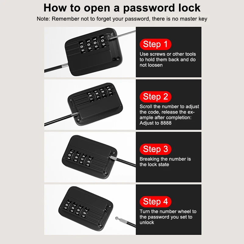 New Digital Password Limit Positioning Combination Lock Baby Safety Children Protection Sliding Closet Window Safety Fridge Lock