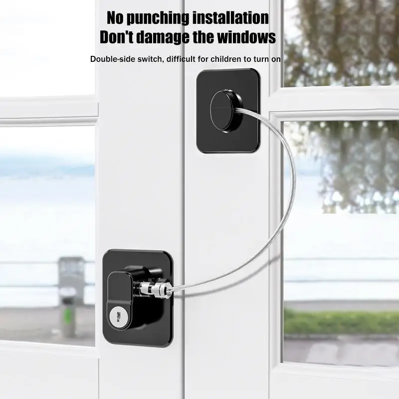 Kitchen Appliance Toilet Fridge Cabinet Locks For Kids With Keys Self Adhesive Baby Safety Lock For Door Window Drawer
